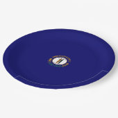 ケンタッキー州旗デザイン ペーパープレート (アングル)