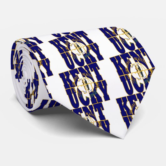 ケンタッキー州旗文字 ネクタイ (ロール)