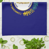 ケンタッキー州旗 キッチンタオル (折り畳み)