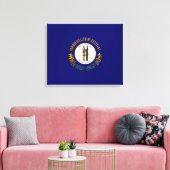 ケンタッキー州旗 キャンバスプリント (インサイチュ (リビング))