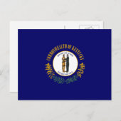 ケンタッキー州旗、ケンタッキー州旗 ポストカード (正面/裏面)