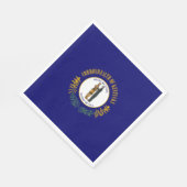 ケンタッキー州旗 スタンダードランチョンナプキン (角)