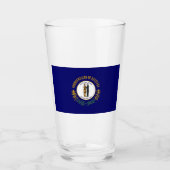 ケンタッキー州旗 タンブラーグラス (正面)