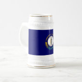 ケンタッキー州旗 ビールジョッキ (正面左)