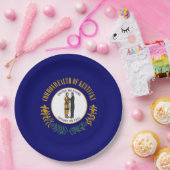 ケンタッキー州旗 ペーパープレート (パーティー)