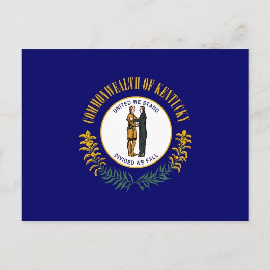 ケンタッキー州旗 ポストカード (正面)