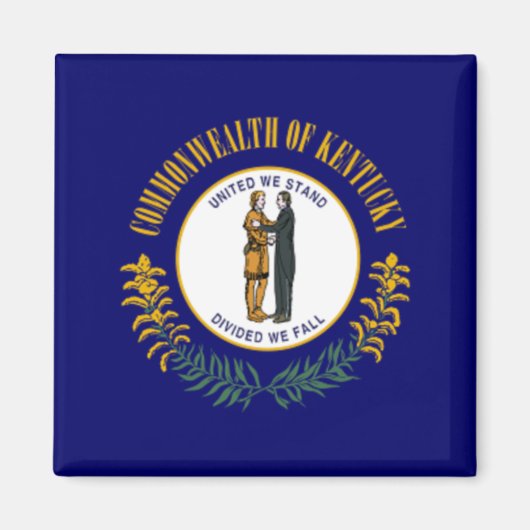 ケンタッキー州旗 マグネット (正面)
