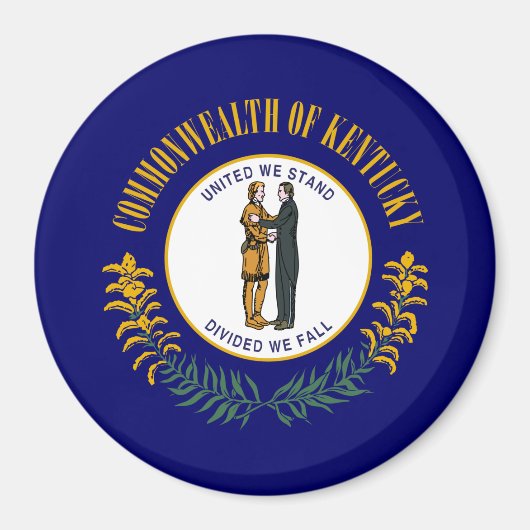 ケンタッキー州旗 マグネット (正面)