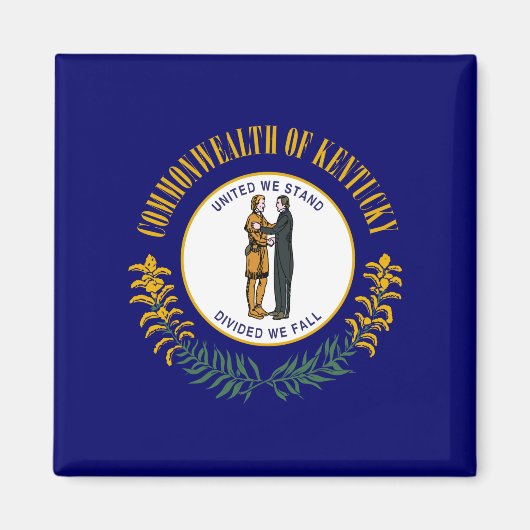 ケンタッキー州旗 マグネット (正面)