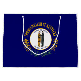 ケンタッキー州旗 ラージペーパーバッグ