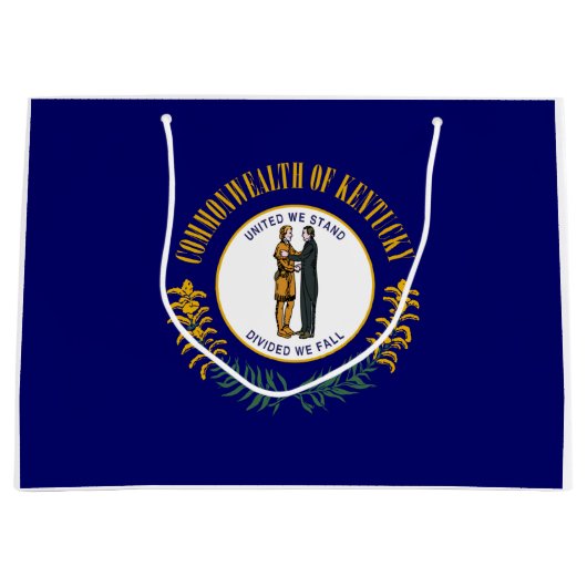 ケンタッキー州旗 ラージペーパーバッグ (正面)