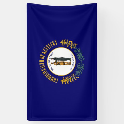 ケンタッキー州旗 横断幕 (縦)