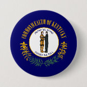 ケンタッキー州旗 缶バッジ (正面)