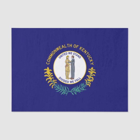 ケンタッキー州旗 薄葉紙 (正面)