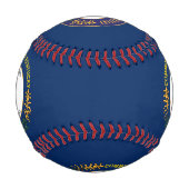 ケンタッキー州旗 野球ボール (正面)