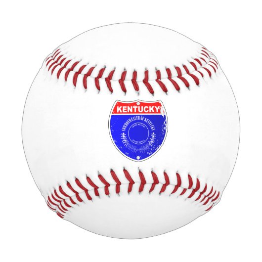 ケンタッキー州間標識 野球ボール (正面)