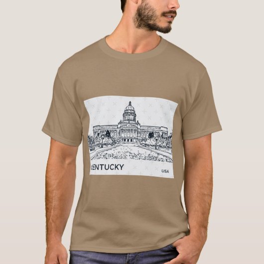 ケンタッキー州 アメリカ 2 Tシャツ (正面)