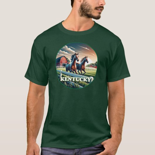 ケンタッキー州(アメリカ) Tシャツ (正面)