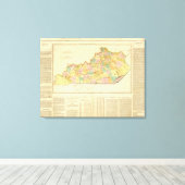 ケンタッキー州 キャンバスプリント (インサイチュ (ウッドフロア))