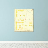 ケンタッキー州，フランクフォート15 キャンバスプリント (インサイチュ (ウッドフロア))