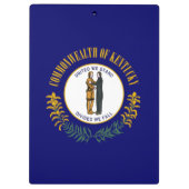 ケンタッキー州:ブルーグラス連邦州旗 クリップボード (裏面)