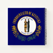 ケンタッキー州:ブルーグラス連邦州旗 ノートブック (裏面)