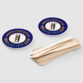 ケンタッキー州:ブルーグラス連邦州旗 ハンドファン (組立なし)