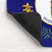 ケンタッキー州:ブルーグラス連邦州旗 マウスパッド (コーナー)