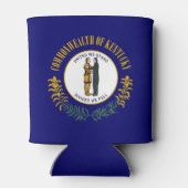 ケンタッキー州：ブルーグラス連邦州旗 缶クーラー (裏面)