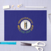 ケンタッキー州：ブルーグラス連邦州旗 薄葉紙 (クラフト)