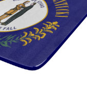 ケンタッキー州：ブルーグラス・コモンウェル ス州旗 カッティングボード (角)