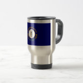 ケンタッキー州：ブルーグラス・コモンウェル ス州旗 トラベルマグ (正面右)