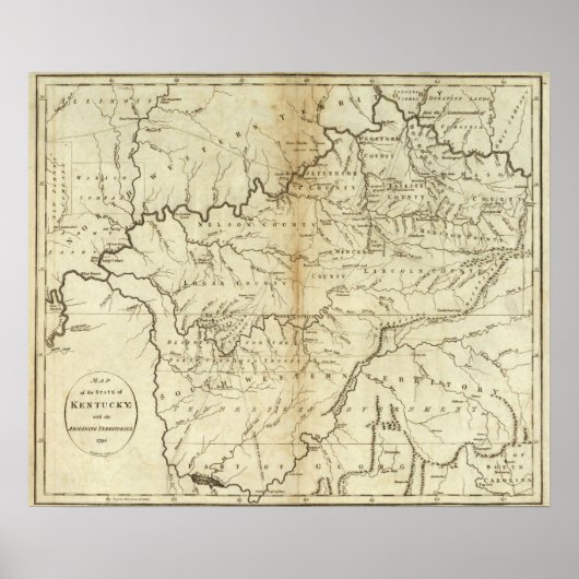 ケンタッキー州 ポスター (正面)