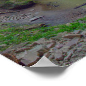 ケンタッキー州，ヤフー滝 ポスター (角)