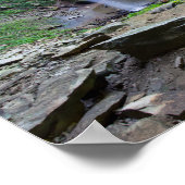 ケンタッキー州,ヤフー滝 ポスター (角)