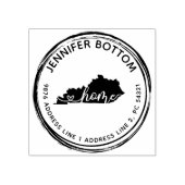 ケンタッキー差出人住所 ラバースタンプ (インプリント)