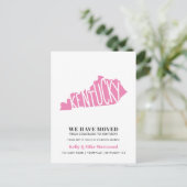 ケンタッキー新しいアドレスを移動しました新しいホーム ポストカード (スタンド正面)