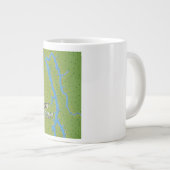 ケンタッキー湖 USA地図 ジャンボコーヒーマグカップ (正面右)