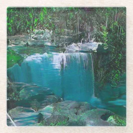 ケンタッキー滝コースター ガラスコースター (正面)