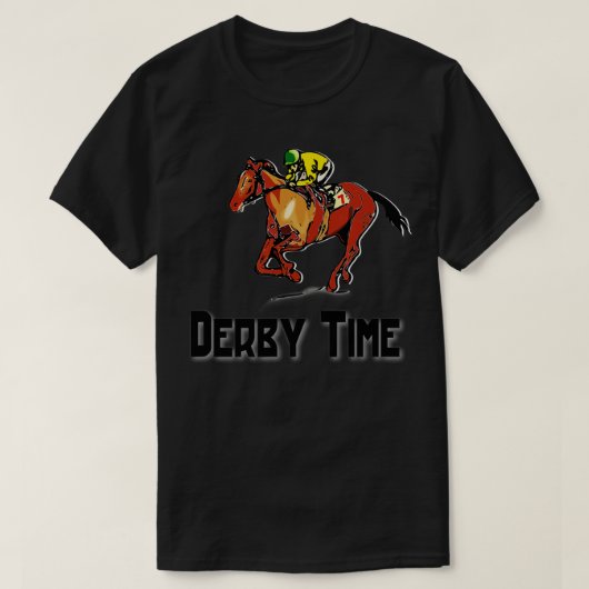ケンタッキー競馬ダービータイムパーティー Tシャツ (デザイン正面)