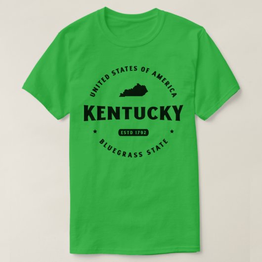ケンタッキー調和ブルーグラス州Tシャツ Tシャツ (デザイン正面)