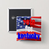 ケンタッキー選挙大統領の投票 缶バッジ (正面&裏面)