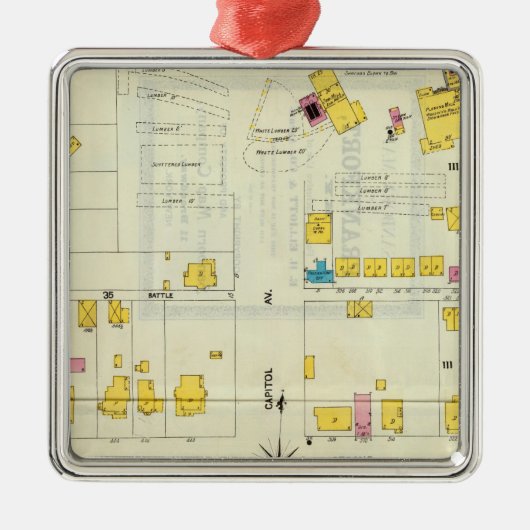 ケンタッキー13，フランクフルト メタルオーナメント (正面)