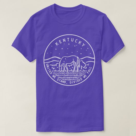 ケンタッキー1792州/ケンタッキー Tシャツ (デザイン正面)