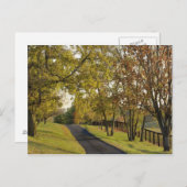 ケンタッキー2のブルーグラス地域を通る田舎道路 ポストカード (正面/裏面)