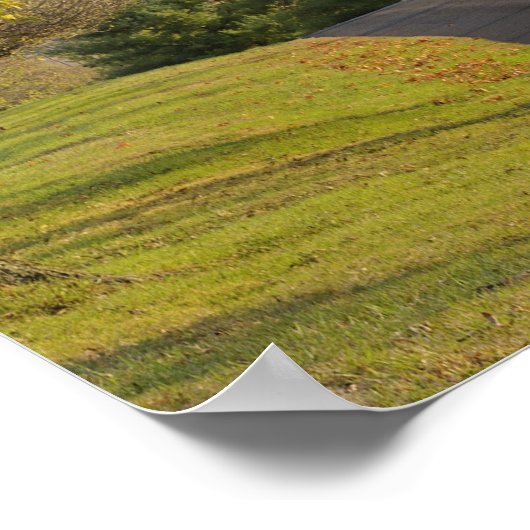 ケンタッキー2のブルーグラス地域を通る農村道路 ポスター (角)