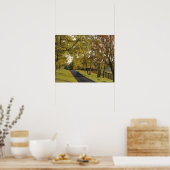 ケンタッキー2のブルーグラス地域を通る農村道路 ポスター (キッチン)