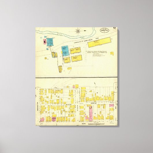 ケンタッキー2，フランクフォート キャンバスプリント (正面)