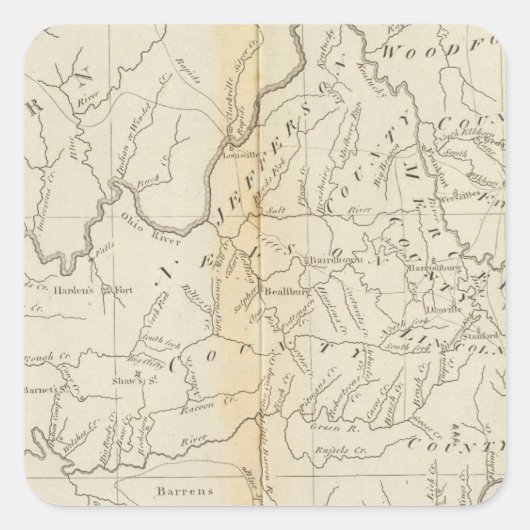 ケンタッキー4 スクエアシール (正面)