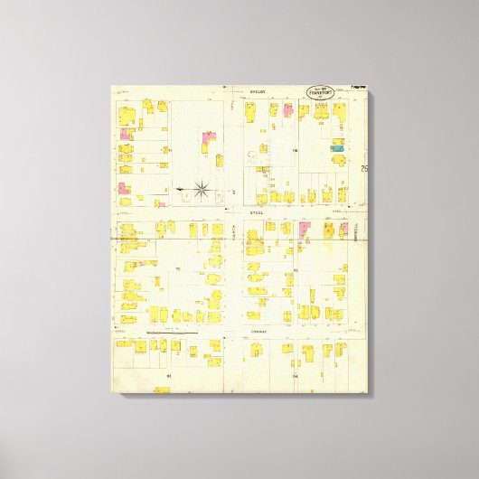 ケンタッキー8，フランクフォート キャンバスプリント (正面)